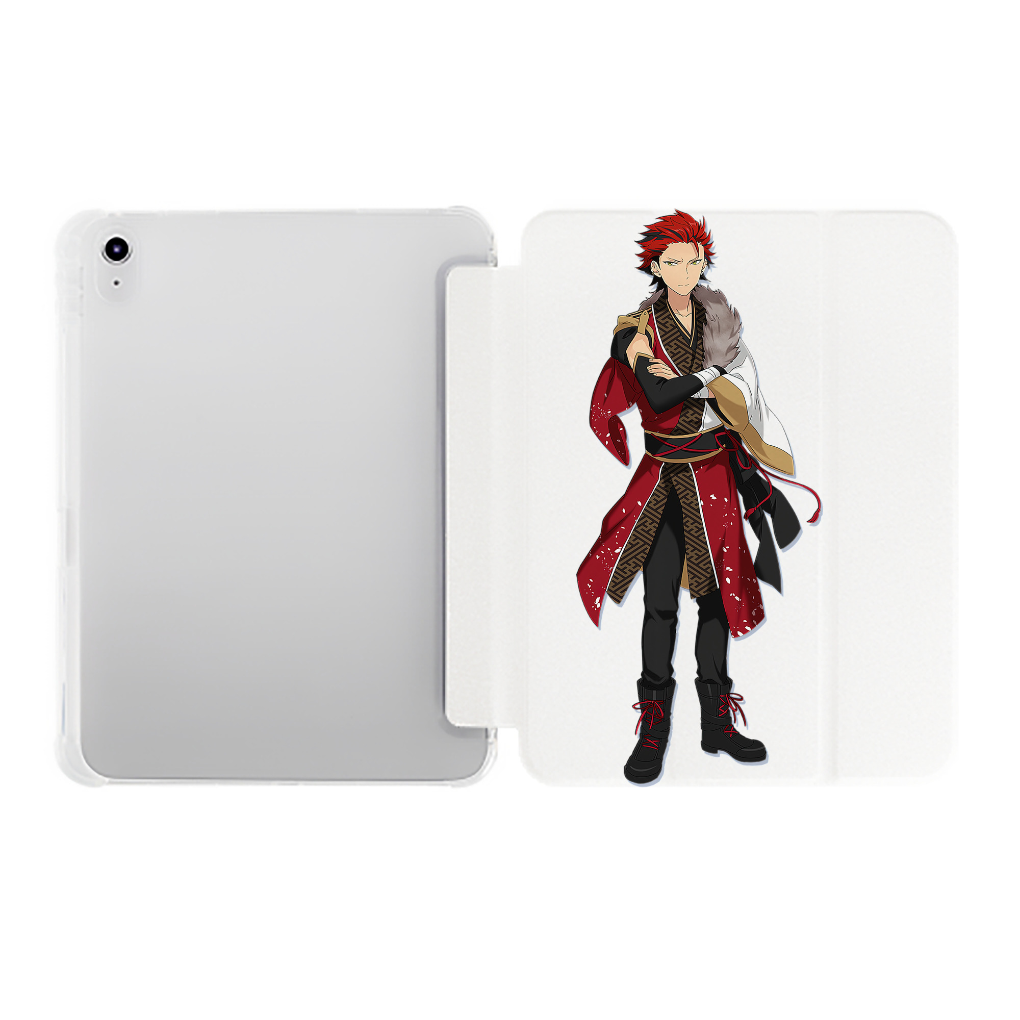 （画像用） あんさんぶるスターズ! Ensemble Stars IPad ケース ペン収納付き 三つ折りスタンド PUレザー×シリコン 対応機種9.5/10.5/10.9インチ